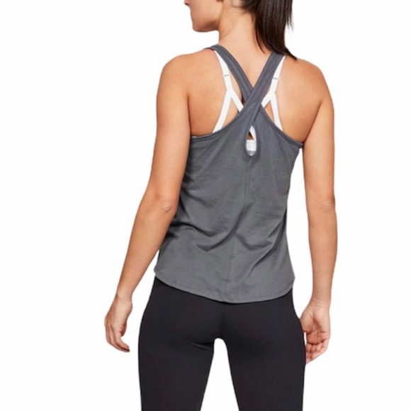 🌸MEGA SALE 🌸 Under Armour Freedom Women's Size Cotton Tank G 1327578 012 - Picture 3 of 5